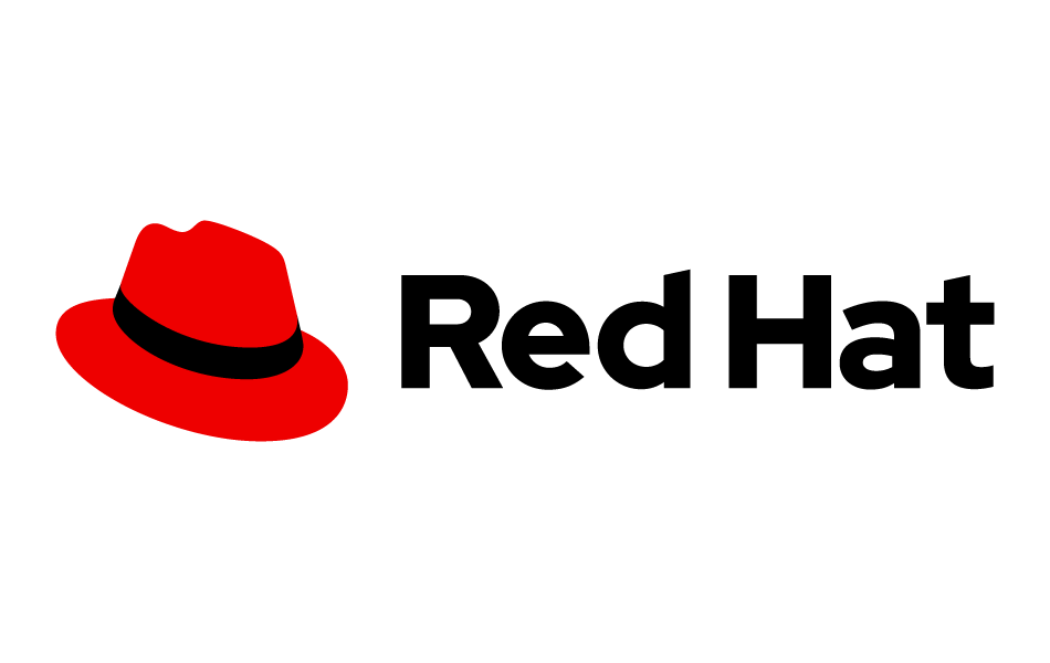 Red Hat logo.