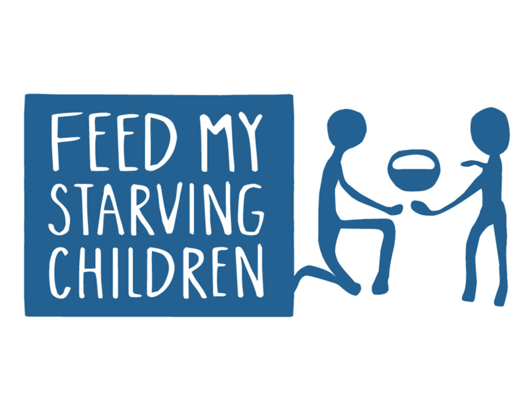Feed my starving children logo.