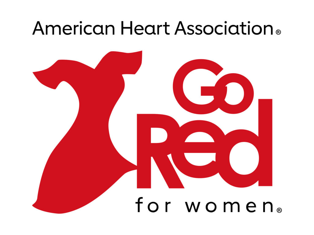 American Heart Association Go Red for Women logo.