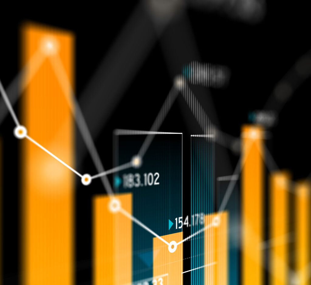 Financial excellence image of a graph.