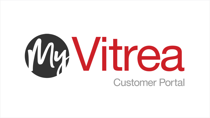 MyVitrea customer portal secondary logo image.